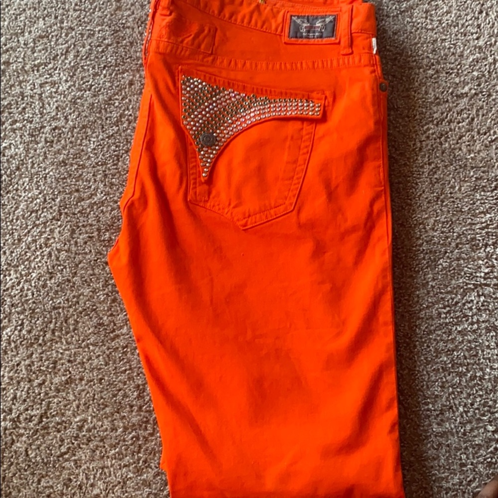 robin jean bright orange